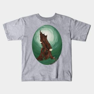 Green Stump Artwork Kids T-Shirt